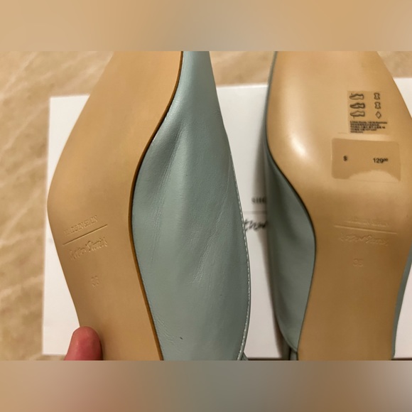 NWT & Other Stories Square Toe Kitten Heel Mules Sz 6.5/ EU 36 - Picture 12 of 12